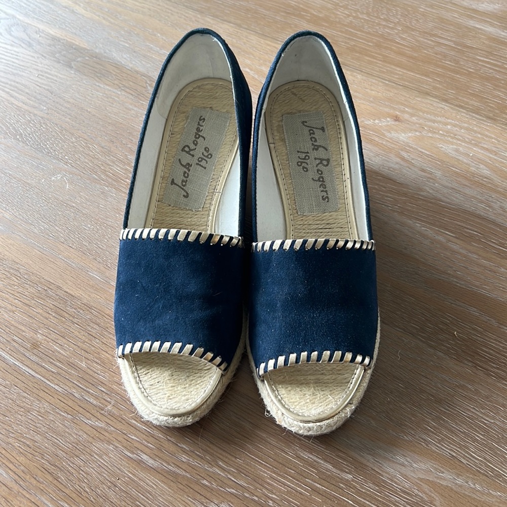 New jack rogers Palmer wedge size 9